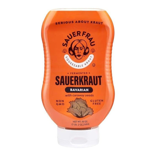 Sauer Frau Fermented Bavarian  Squeezable Kraut