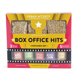 Urban Accents Box Office Hits Popcorn and Popcorn Seasoning Gift Collection