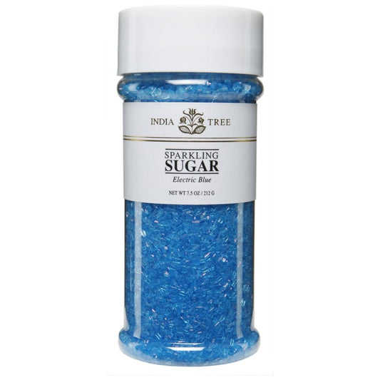 India Tree Kosher Sparkling Sugar Electric Blue Large