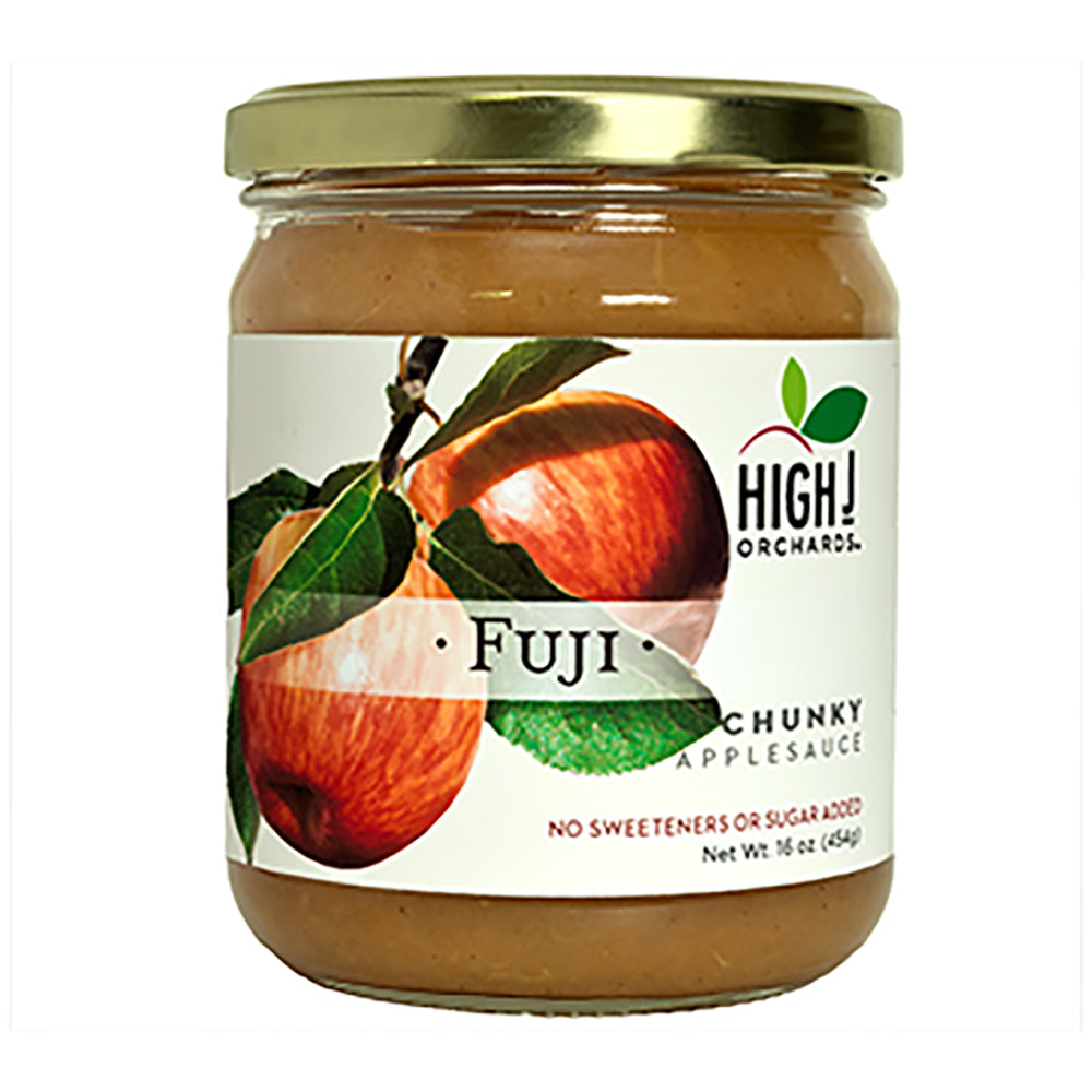 High J Orchards Fuji Chunky Applesauce  Made in the Pacific Northwest