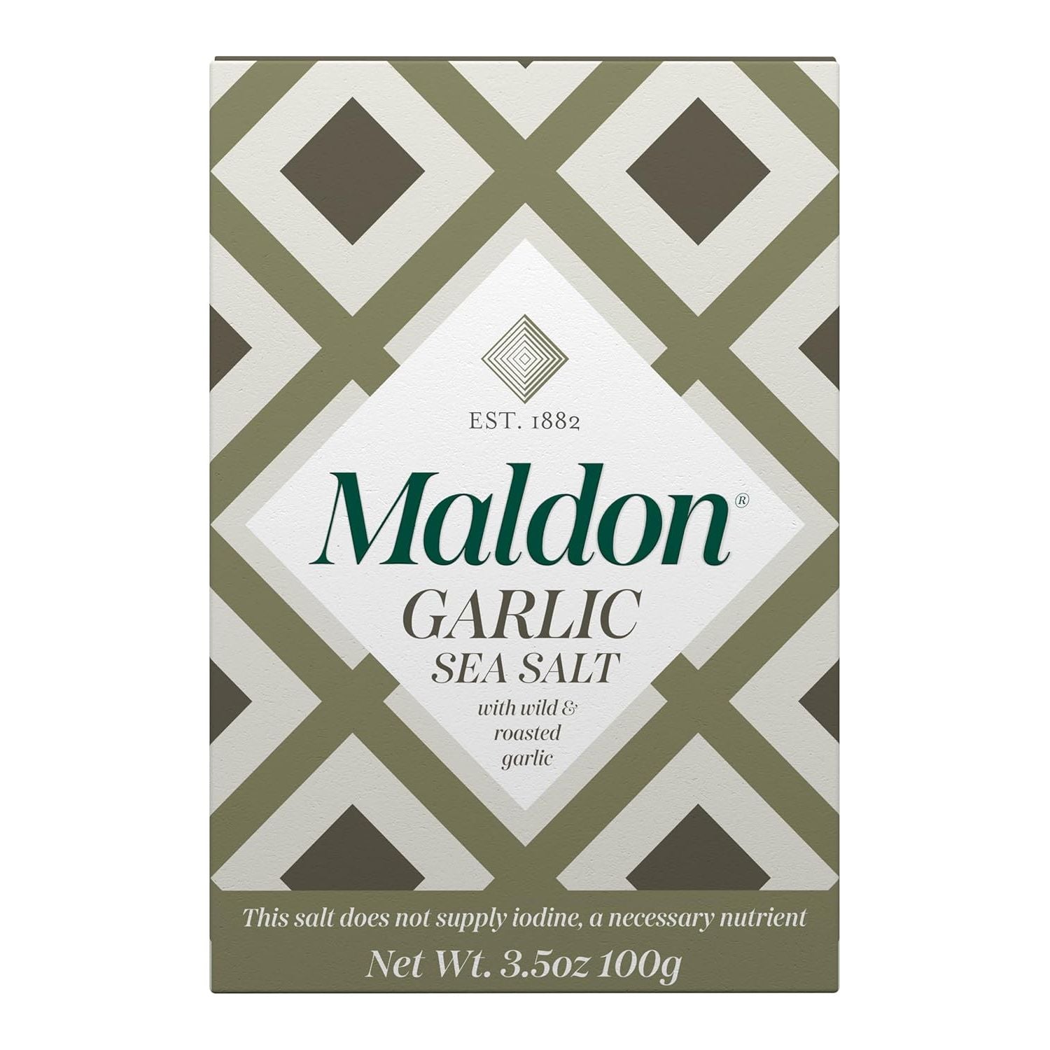 Maldon Garlic Sea Salt with Wild & Roasted Garlic