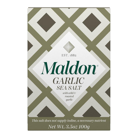 Maldon Garlic Sea Salt with Wild & Roasted Garlic