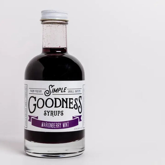 Farm Fresh Simple Goodness Sisters Syrups Marionberry Mint Cocktail Mixer