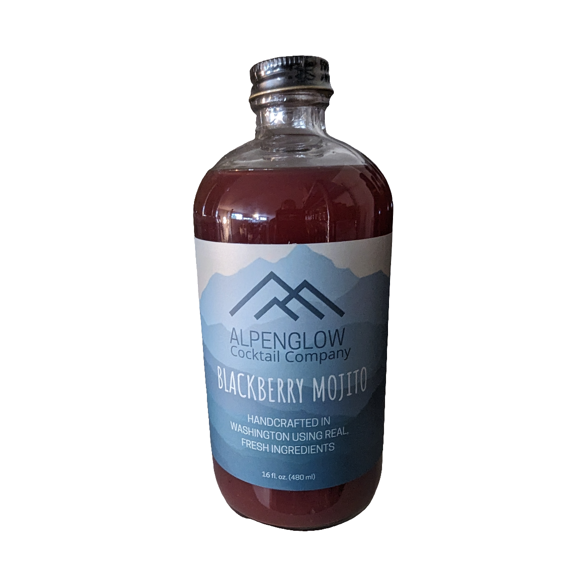 Alpenglow Cocktail Company Blackberry Mojito Mixer