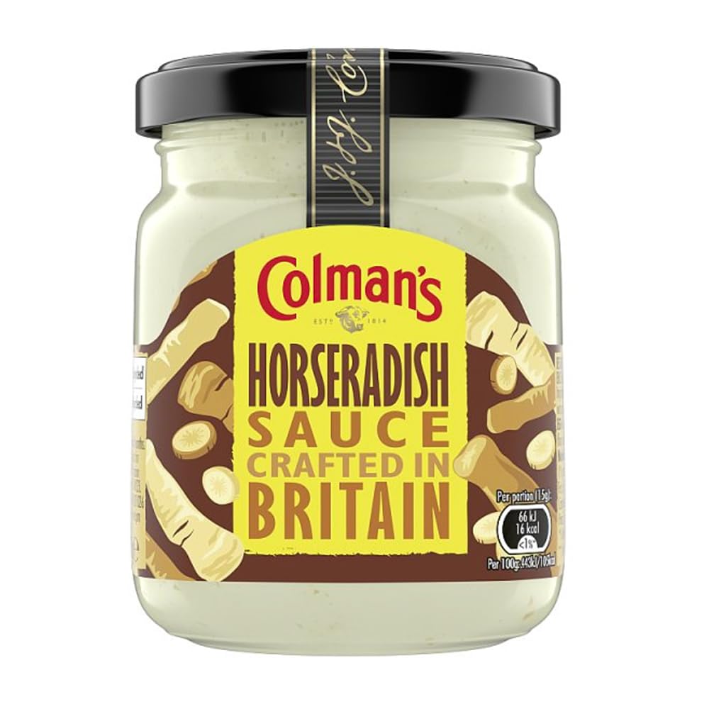 Colman's Horseradish Sauce Crafted in Britain