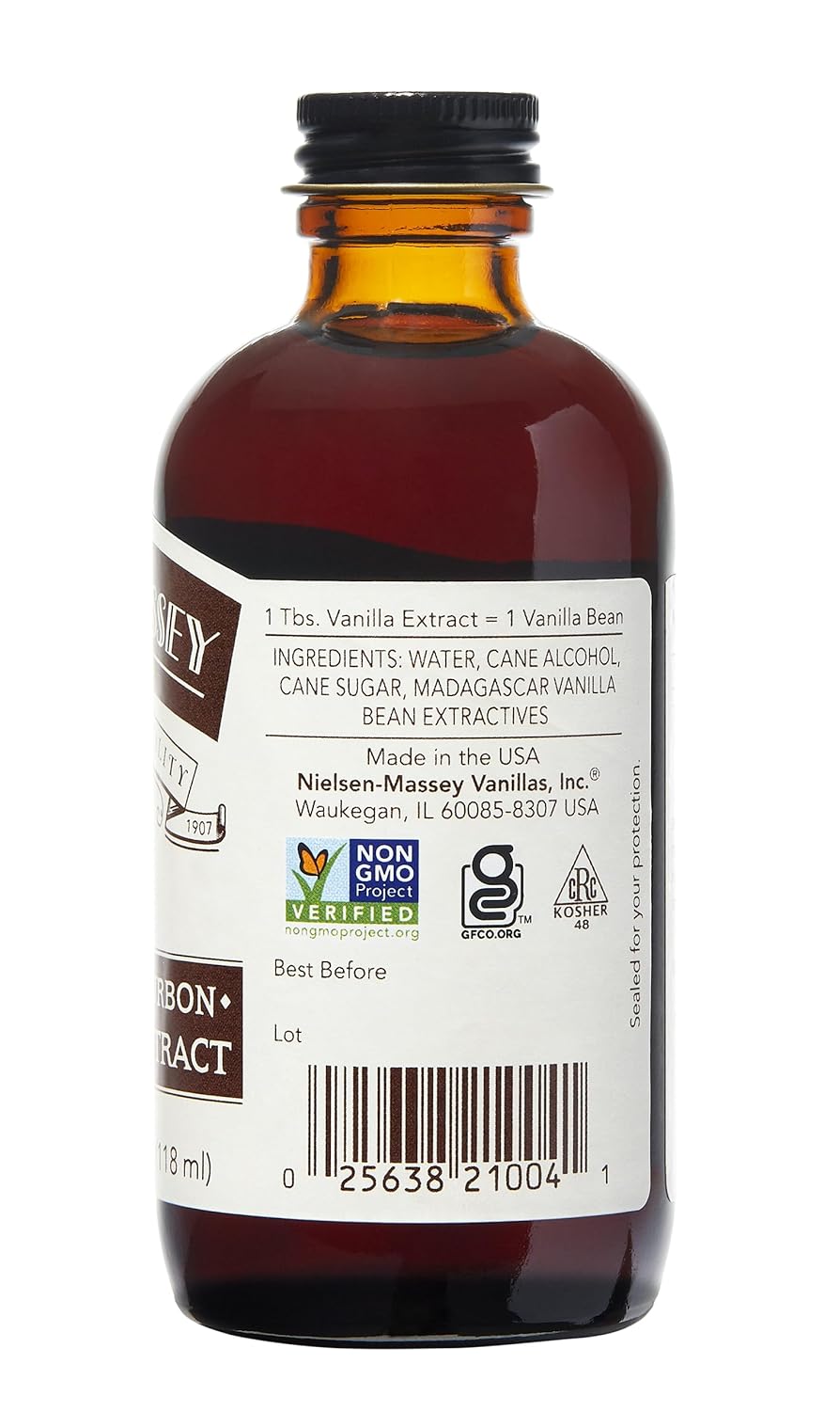 Nielsen Massey Kosher Madagascar Bourbon Pure Vanilla Extract