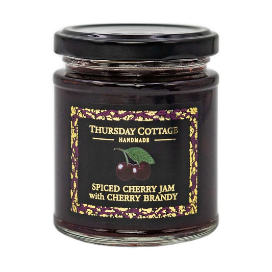 Thursday Cottage Spiced Cherry Jam With Cherry Brandy Made In England