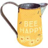 Primitives By Kathy Bee Happy Decorative Pitcher