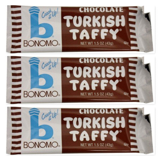 Bonomo Chocolate Turkish Taffy 3 Pack Last Chance