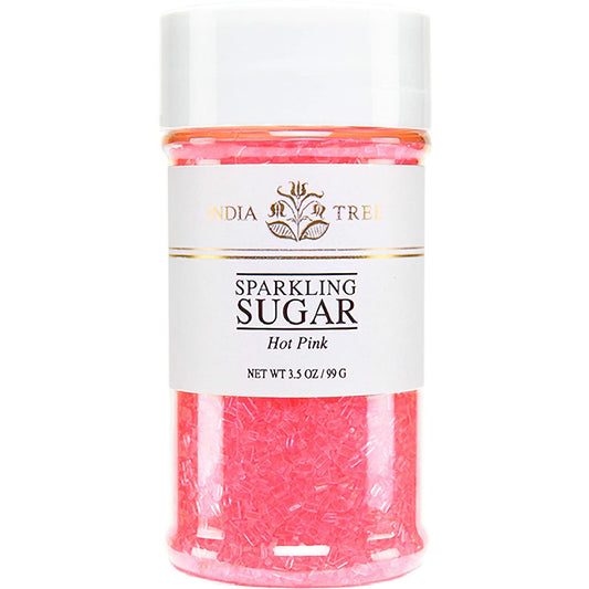 India Tree Sparkling Sugar Hot Pink Small Kosher