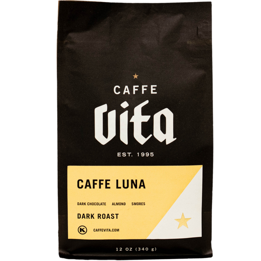 Caffe Vita Caffe Luna Whole Bean Coffee Dark Roast Clearance