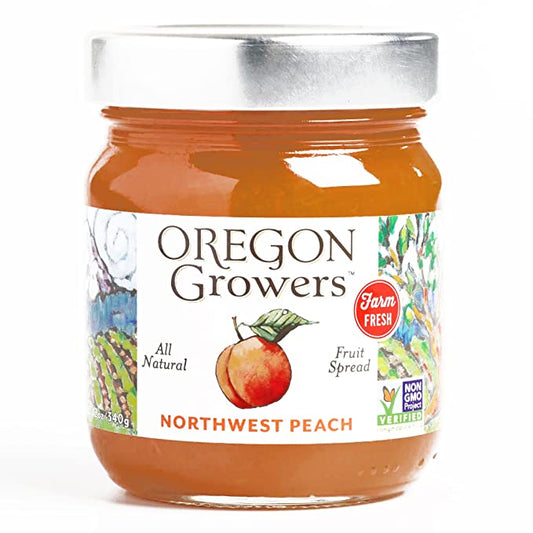 Oregon Growers Northwest Peach Fruit Spread