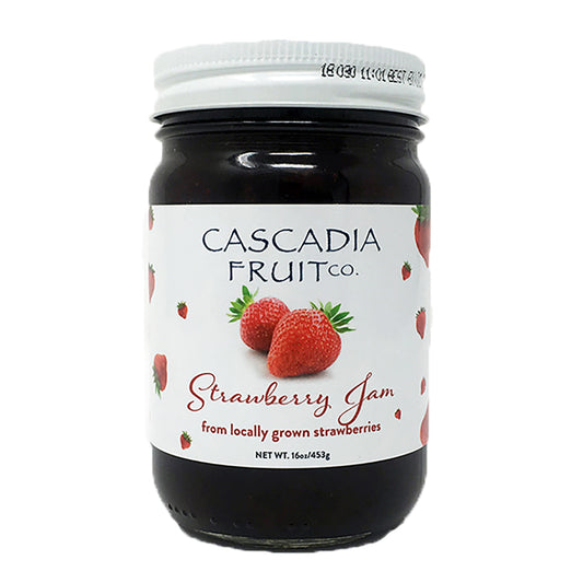 Cascadia Fruit Co From The Pacific Northwest. Strawberry Jam Last Chance