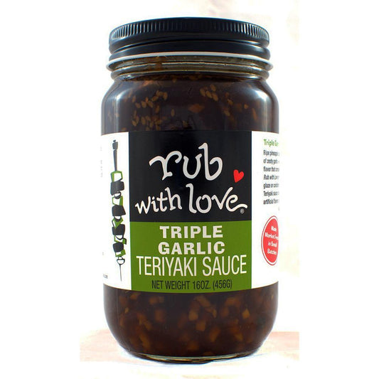 Tom Douglas - Rub With Love - Triple Garlic Teriyaki Sauce | Specialty Food Items and Unique Gift Ideas for Everyone