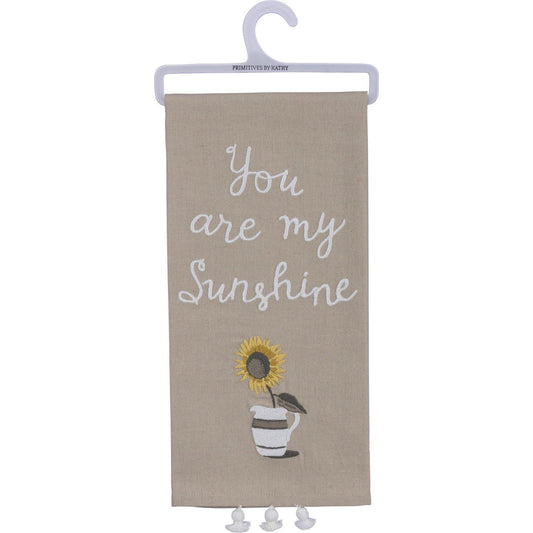 Primitives By Kathy - You Are My Sunshine - Dish Towel | Specialty Food Items and Unique Gift Ideas for Everyone